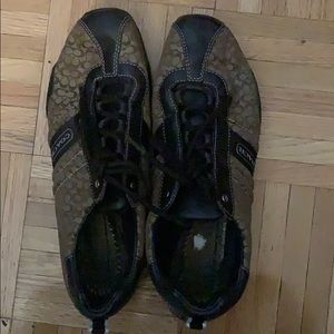 Coach brown sneakers
